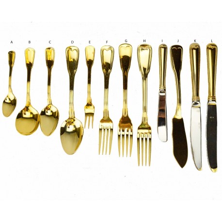 Hampshire Gold Plated Flatware for Sale